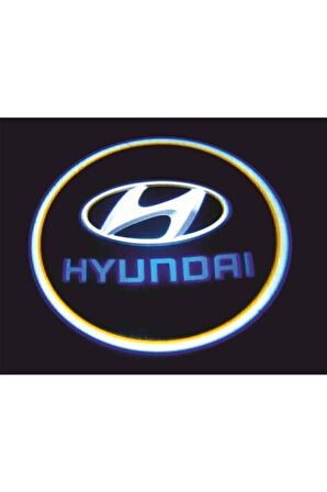 Hyundai Araçlarına Kapı Altı Led Logo Mesafe Sensörlü Yeni Nesil