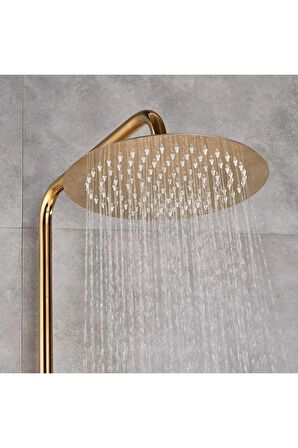 Banyo Bataryası Duş Seti Gold Altın Dore Özel Seri Yeni Model 5 Yıl Garantili