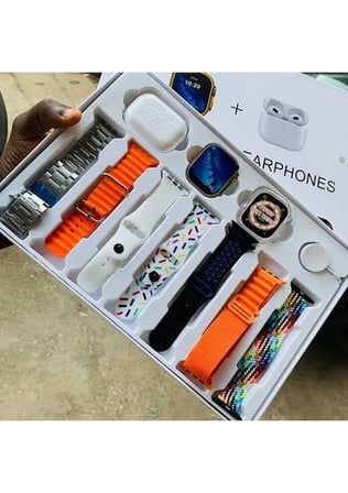 ayd I20 Ultra Max Suit 49MM 2inç Ekran + 7 Kordon + Airpods Pro (2. Nesil)