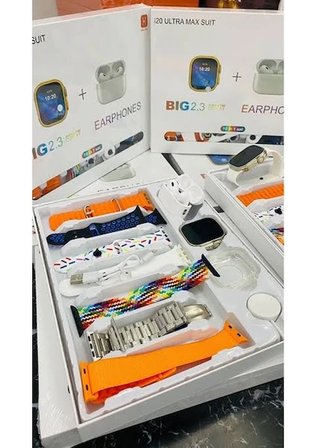ayd I20 Ultra Max Suit 49MM 2inç Ekran + 7 Kordon + Airpods Pro (2. Nesil)