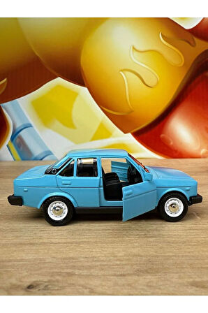 Fiat /Tofaş Murat 131 Koleksiyon Metal Araba 12cm Nostaljik Araba Mavi Murat 131 Diecast Model Araba