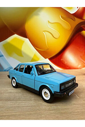 Fiat /Tofaş Murat 131 Koleksiyon Metal Araba 12cm Nostaljik Araba Mavi Murat 131 Diecast Model Araba