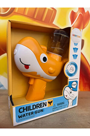 Oyuncak Jarjlı Su Tabancası Sevimli Balina 120Ml Kapasiteli Su tabancası