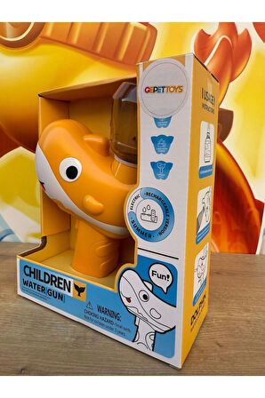 Oyuncak Jarjlı Su Tabancası Sevimli Balina 120Ml Kapasiteli Su tabancası