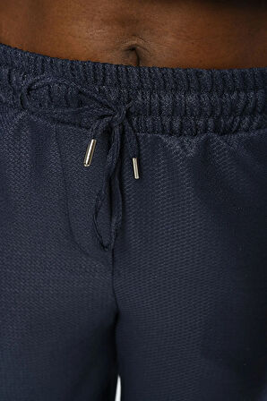 KADIN BELİ LASTİKLİ BOL PAÇA SİMLİ PANTOLON