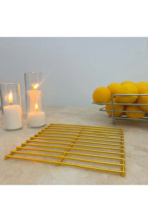  Kare Izgara Nihale, Metal Nihale, Çay Altlığı, Tava Altlığı