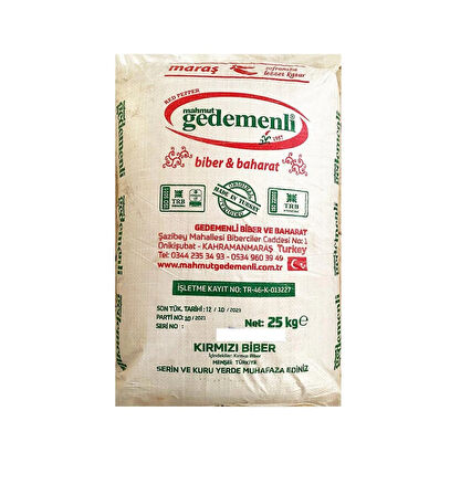 KARIŞIK BAHARAT 25 KG