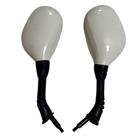 Honda Spacy Alpha 110 Ayna Seti Oem Beyaz - Arasmoto