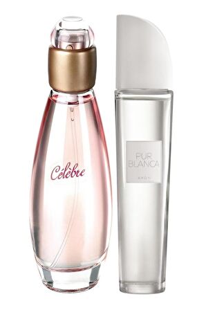 Kadın  Celebre Parfüm Edt 50 ml +  Pur Blanca Kadın Parfüm Edt 50 ml