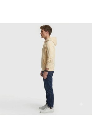 %100 pamuk kapüşonlu erkek bej sweat erBej / 2XL