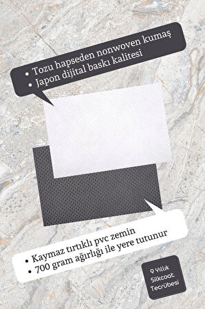 Evimize Hangi Niyetle Geldiysen Fazlasıyla Senin Olsun Yazılı Kapı Paspası