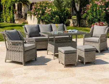 LİV CONCEPT LİNA Bahçe Ve Balkon Takımı 3+1+1