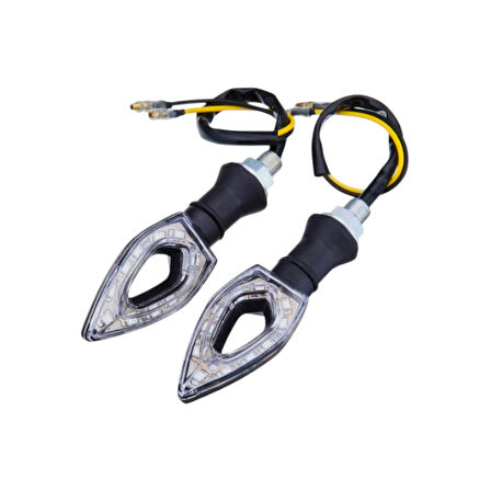 Motobir Sinyal Takımı Kayan Led Sarı Universal
