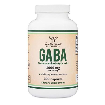 DOUBLE WOOD GABA - 300 x 500 mg capsules