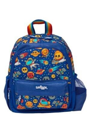 SMIIGGLE Adventurous Teeny Tiny Uzay Temalı Kreş Boy Çanta Askılıklı Plastik Suluk 400Ml