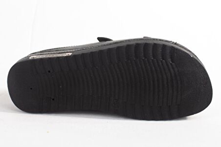 Dagoster DZA37-3001 Siyah  Günlük Ortopedik  Kadın Terlik