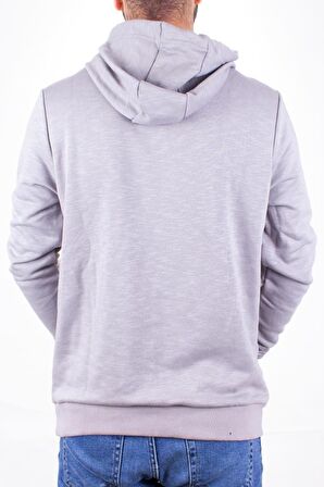 Twister 1931 Gri Kapüşonlu Erkek Sweatshirt