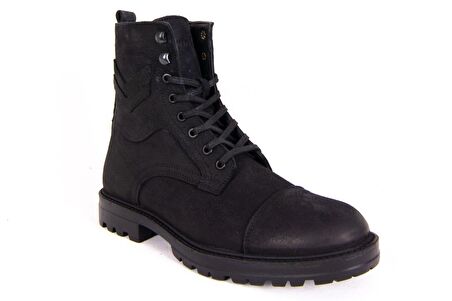 Hammer jack 10217640 Siyah Ortopedik Günlük Deri Erkek Bot