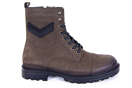 Hammer jack 10217640 Haki Ortopedik Günlük Deri Erkek Bot