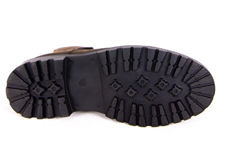 Hammer jack 10217640 Haki Ortopedik Günlük Deri Erkek Bot