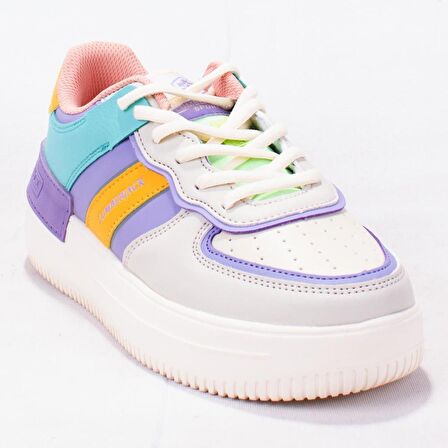 Lamberjack Freya Bej Lila Günlük Kadın Spor Ayakkabı