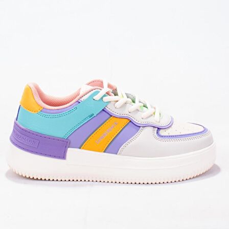 Lamberjack Freya Bej Lila Günlük Kadın Spor Ayakkabı