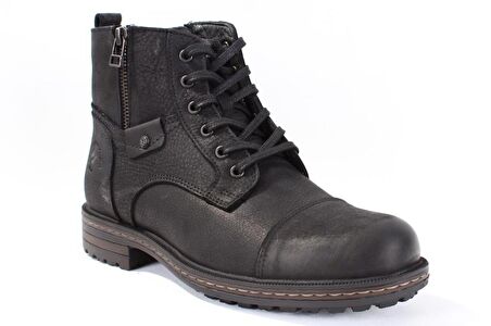 Hammer Jack 10217400 Siyah Ortopedik Günlük Erkek Deri Bot