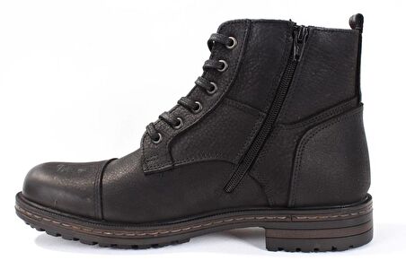 Hammer Jack 10217400 Siyah Ortopedik Günlük Erkek Deri Bot