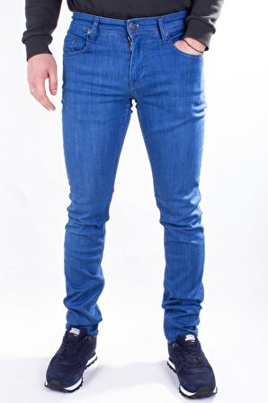 Colt Jeans Perm 9133-208 Mavi Düşük Bel Dar Paça Erkek Jeans Pantolon