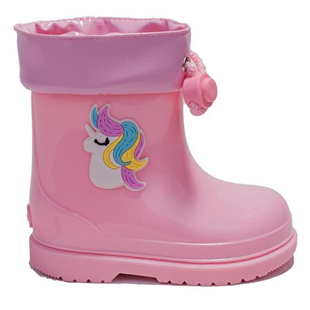 İgor W10253 Bimbi Unicornio Pembe Ortopedik Kız Çocuk Yağmur Çizme