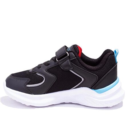 Pepino 1425 Siyah Kırmızı Ortopedik Günlük Erkek Çocuk Spor Ayakkabı