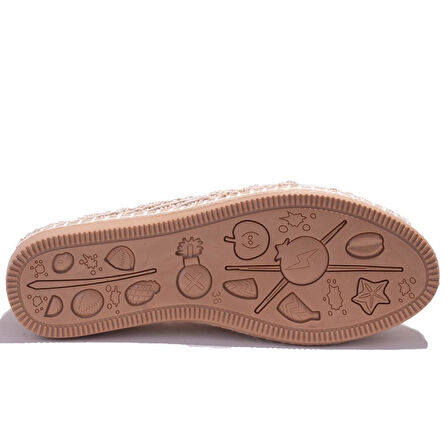 Dagoster DZA07-1155218 Ten Triko Günlük Babet Kadın Ayakkabı