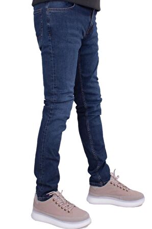 Twister Panama 750-01 Lacivert Düşük Bel Dar Paça Erkek Jeans Pantolon