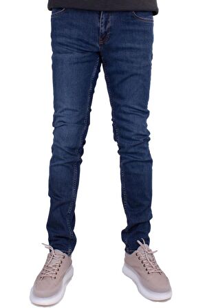 Twister Panama 750-01 Lacivert Düşük Bel Dar Paça Erkek Jeans Pantolon