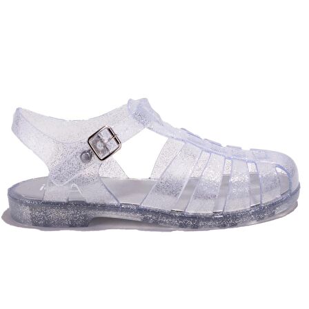 Igor S10262 Bıarrıtz Glitter Beyaz Ortopedik Günlük Kadın Sandalet