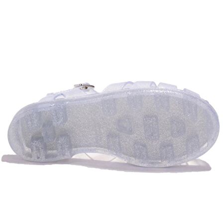 Igor S10262 Bıarrıtz Glitter Beyaz Ortopedik Günlük Kadın Sandalet