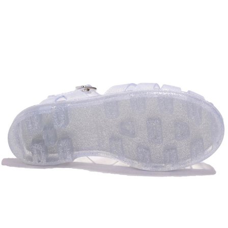 Igor S10262 Bıarrıtz Glitter Beyaz Ortopedik Günlük Kadın Sandalet