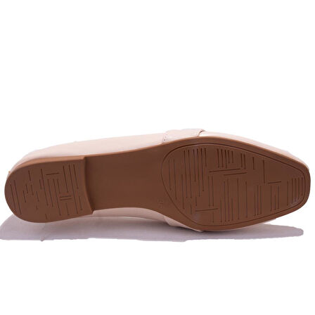 Dagoster DZA07-8692050 Bej Günlük Babet Kadın Ayakkabı