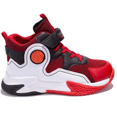 Pepino 1656 Kırmızı Beyaz Ortopedik Günlük Erkek Çocuk Spor Ayakkabı