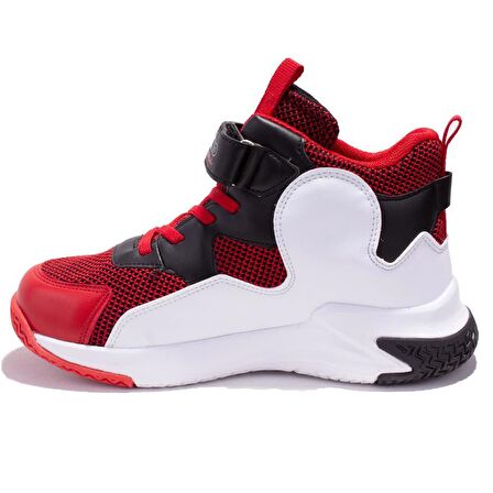 Pepino 1656 Kırmızı Beyaz Ortopedik Günlük Erkek Çocuk Spor Ayakkabı