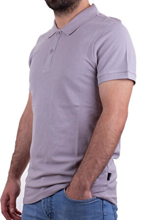 Twister Jeans 2277 Gri Polo Yaka Erkek T-Shirt