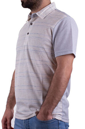 Twister Jeans 2281 Gri Polo Yaka Erkek T-Shirt