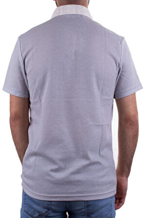 Twister Jeans 2281 Gri Polo Yaka Erkek T-Shirt