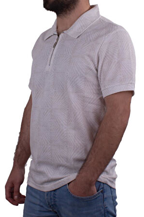 Twister Jeans 2276 Bej Polo Yaka Erkek T-Shirt