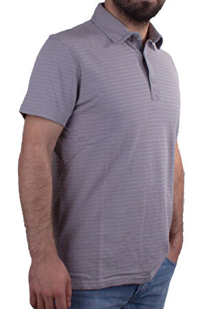 Twister Jeans 2214 Gri Polo Yaka Erkek T-Shirt