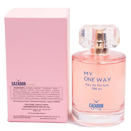 Cazador CAZ 9909 My One Way 100 Cl EDT Kadın Parfüm Pudra