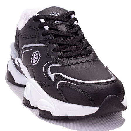 Lumberjack Madax Pu Siyah Ortopedik  Günlük Kadın Spor Ayakkabı