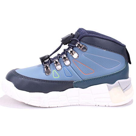 Vicco Ellen 946F24K417 Kot Mavi Ortopedik Günlük Işıklı Erkek Çocuk Spor Bot