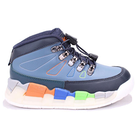 Vicco Ellen 946F24K417 Kot Mavi Ortopedik Günlük Işıklı Erkek Çocuk Spor Bot