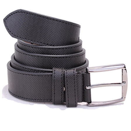 Dagoster DMK26-354 Siyah 4 cm Suni Deri Erkek Kemer